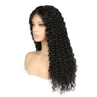 rechter Koningin douche Brazilian Remy Deep Wave Lace Front Wig - Buy Hair Online
