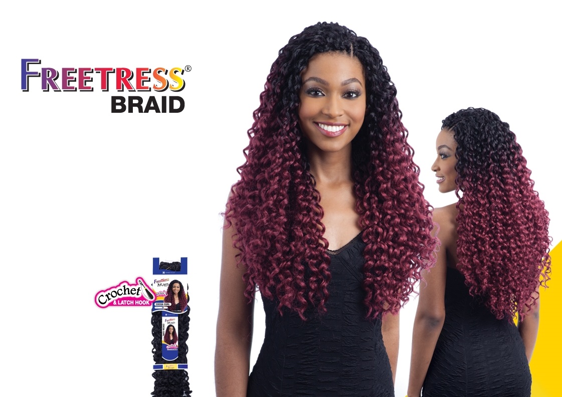 Freetress Crochet Braid Cocoa Curl, Fix My Hair