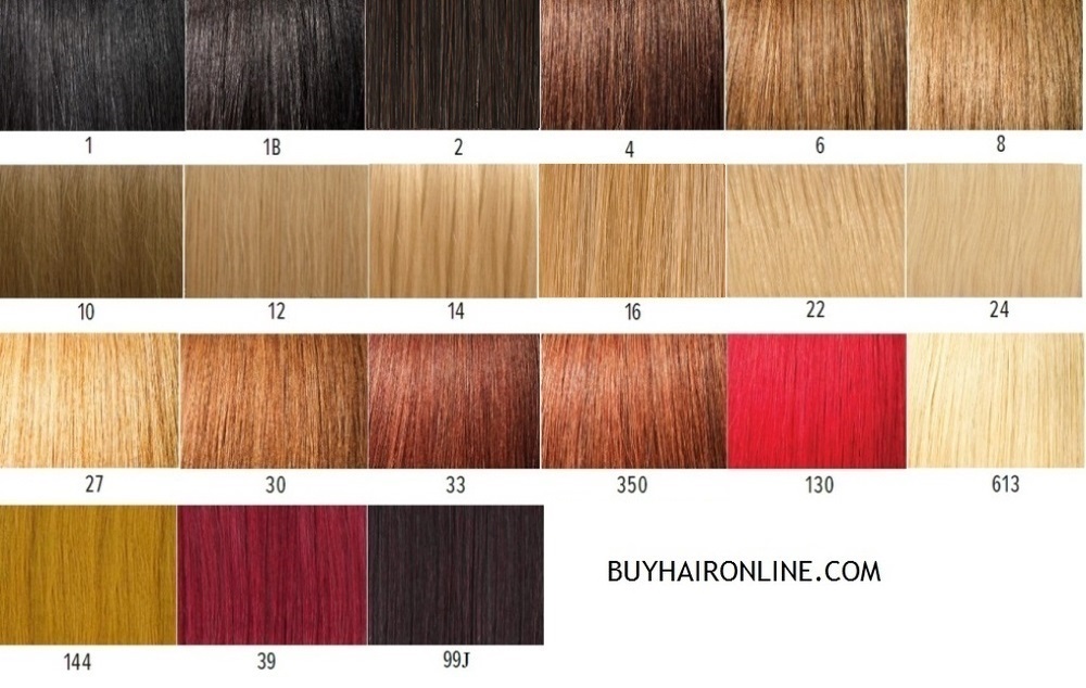fotografie wenselijk ui Kleurenkaart - Buy Hair Online