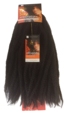 Sensationnel Soft N' Silky Afro Natural Syn Afro Twist Braid ca. 35 cm